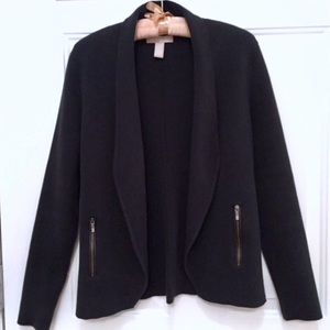 BR Black Knit Blazer